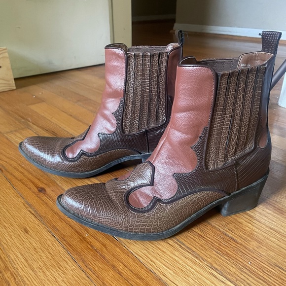 Free People Western Chelsea Boot sz 7.5 - Picture 2 of 5